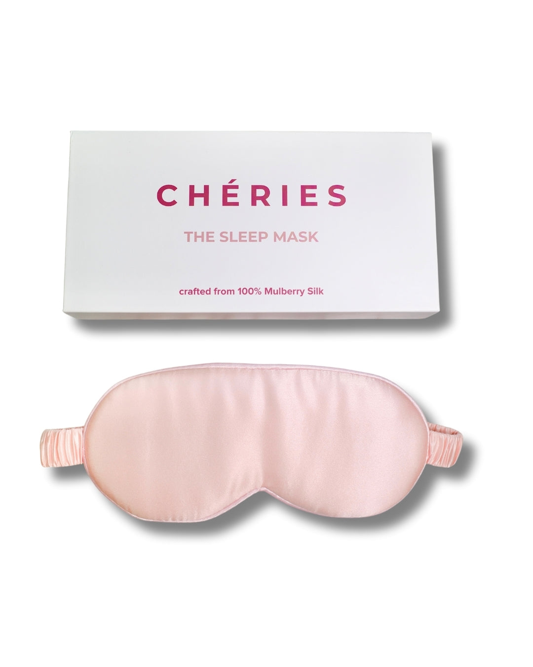 Mulberry Silk 3D Sleep Mask - Blush Pink