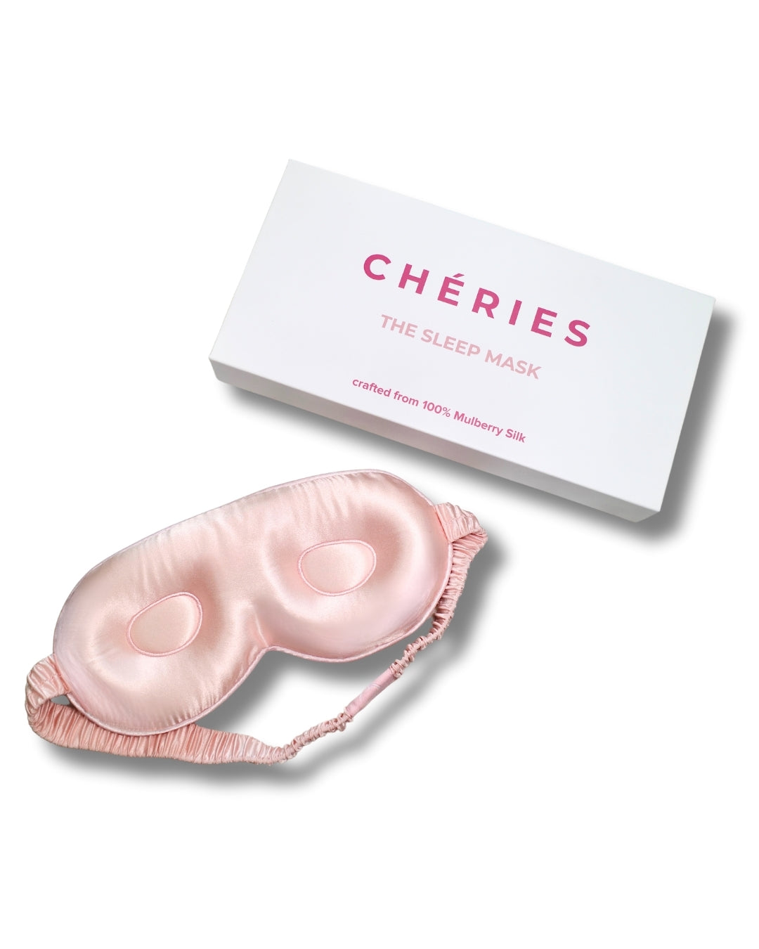 Mulberry Silk 3D Sleep Mask - Blush Pink