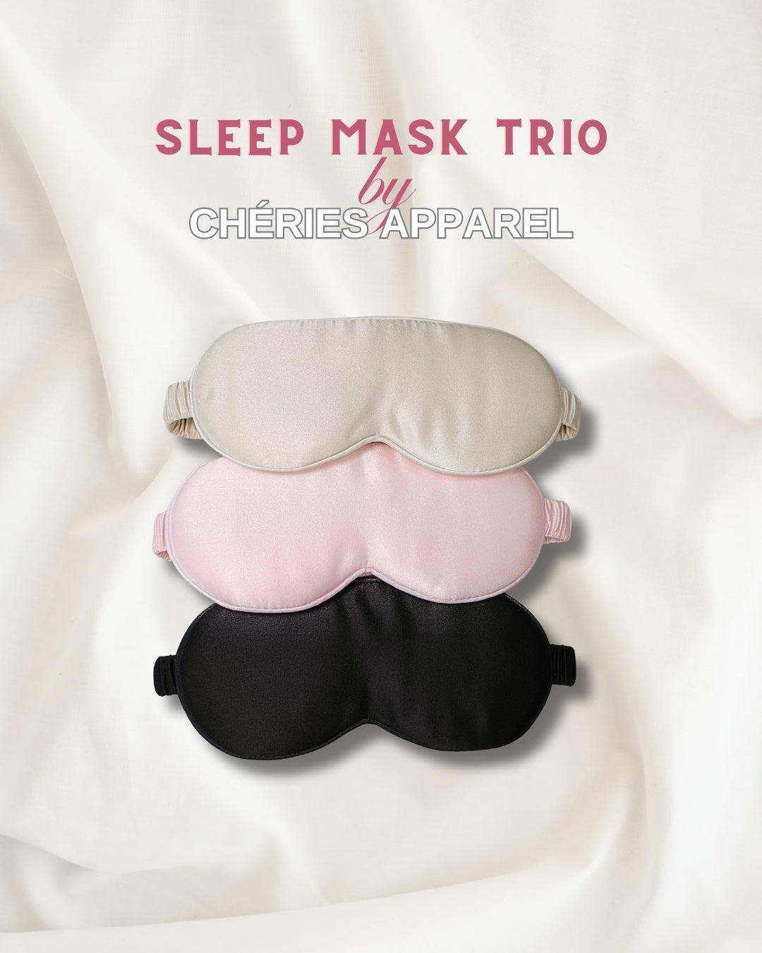 The Sleep Mask Trio - $79.85 (Valued at $89.85)