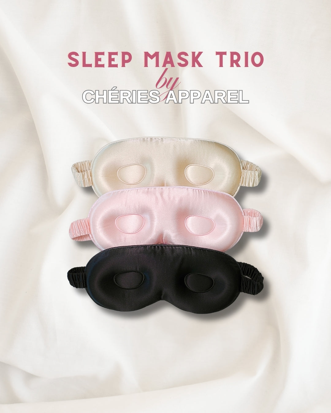 The Sleep Mask Trio - $79.85 (Valued at $89.85)
