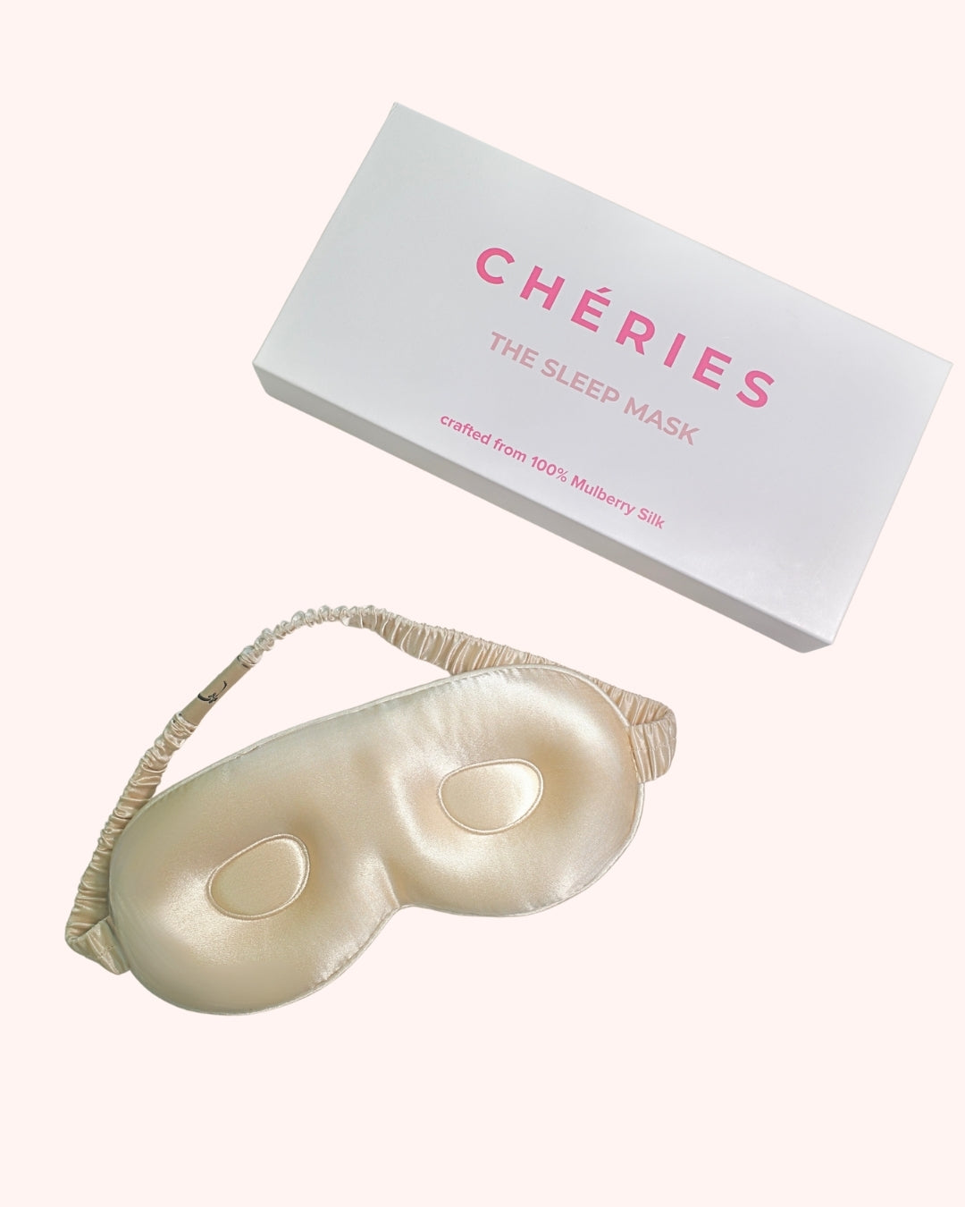 Mulberry Silk 3D Sleep Mask - Beige
