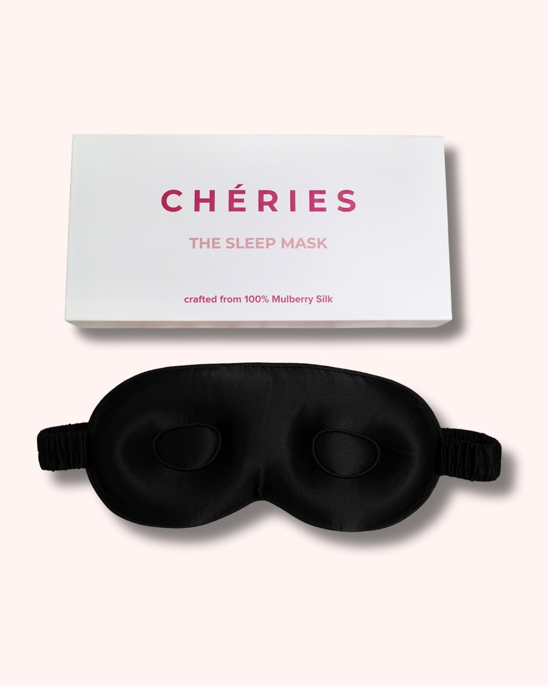Mulberry Silk 3D Sleep Mask - Black