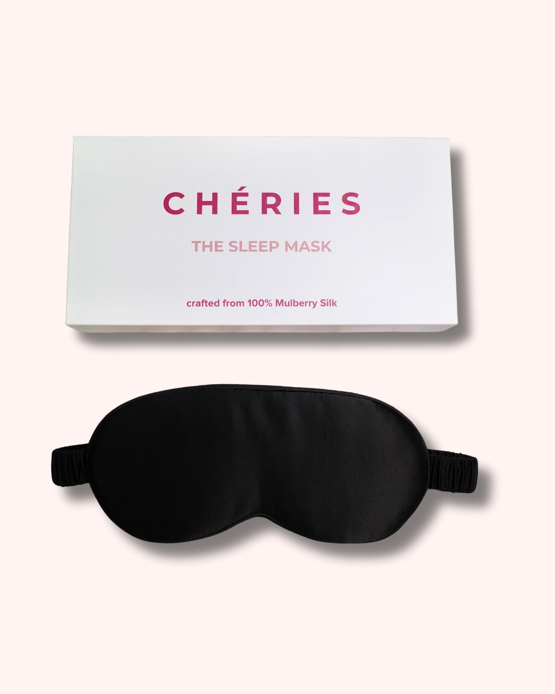 Mulberry Silk 3D Sleep Mask - Black