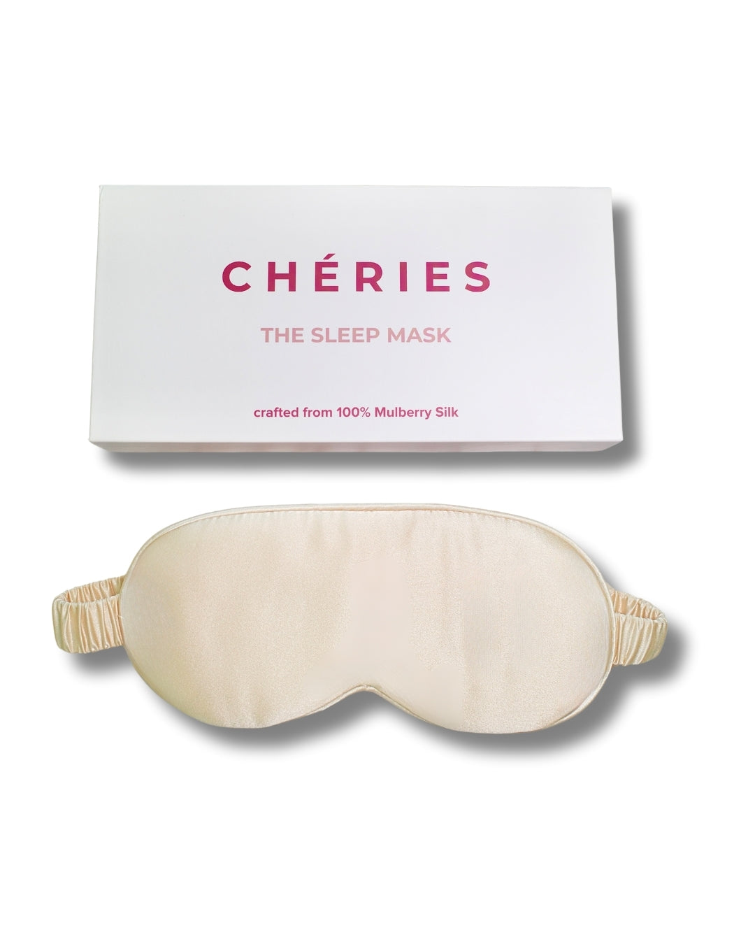 Mulberry Silk 3D Sleep Mask - Beige