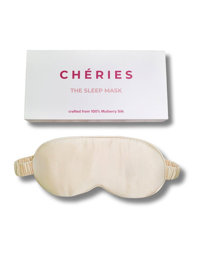 Mulberry Silk 3D Sleep Mask - Beige