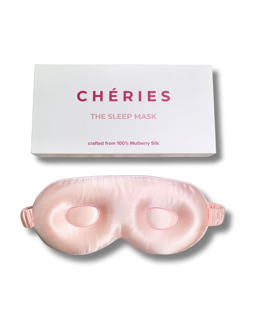 Mulberry Silk 3D Sleep Mask - Blush Pink
