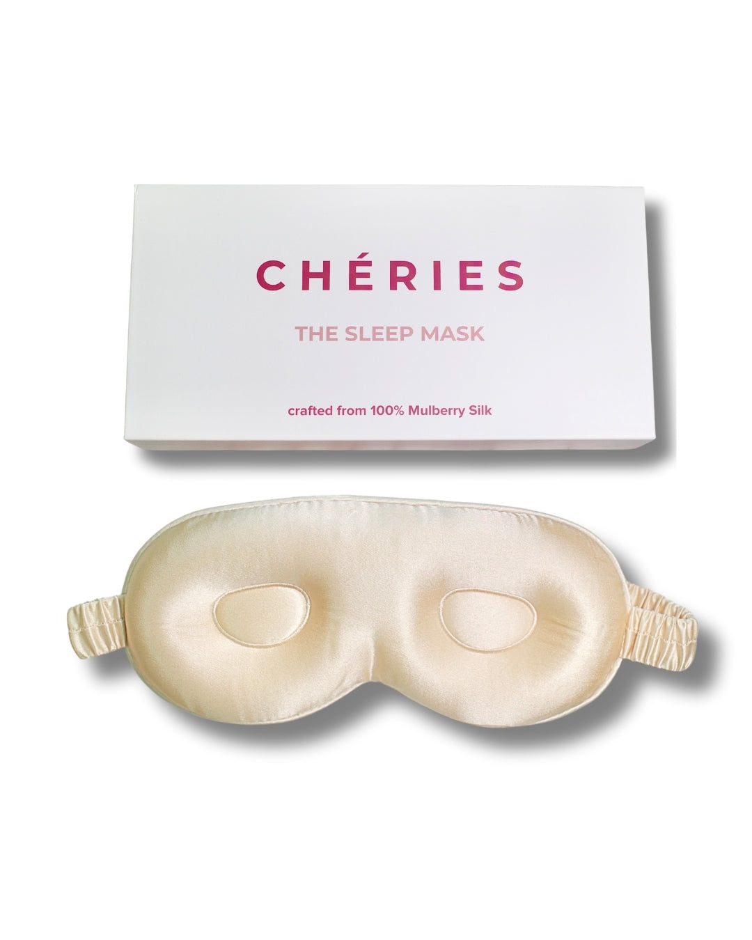Mulberry Silk 3D Sleep Mask - Beige