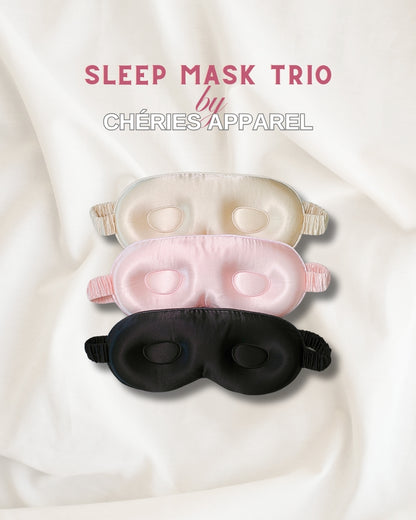 The Sleep Mask Trio - $79.85 (Valued at $89.85)