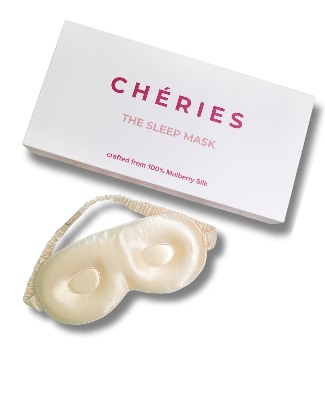 Mulberry Silk 3D Sleep Mask - Beige