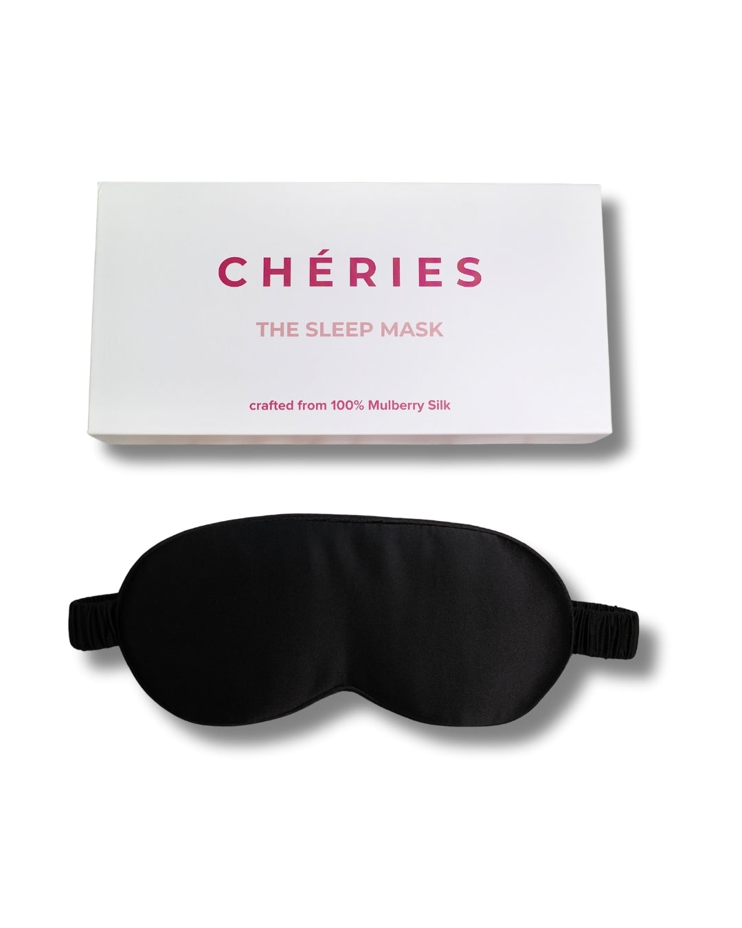 Mulberry Silk 3D Sleep Mask - Black