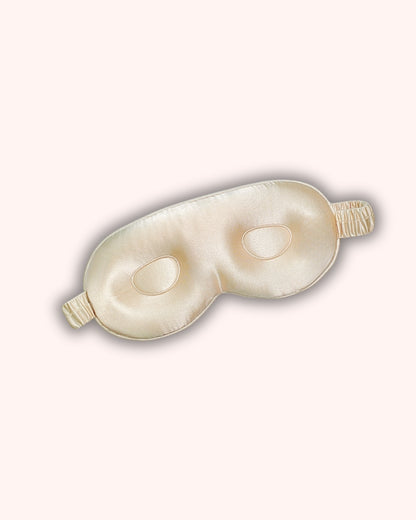 Mulberry Silk 3D Sleep Mask - Beige