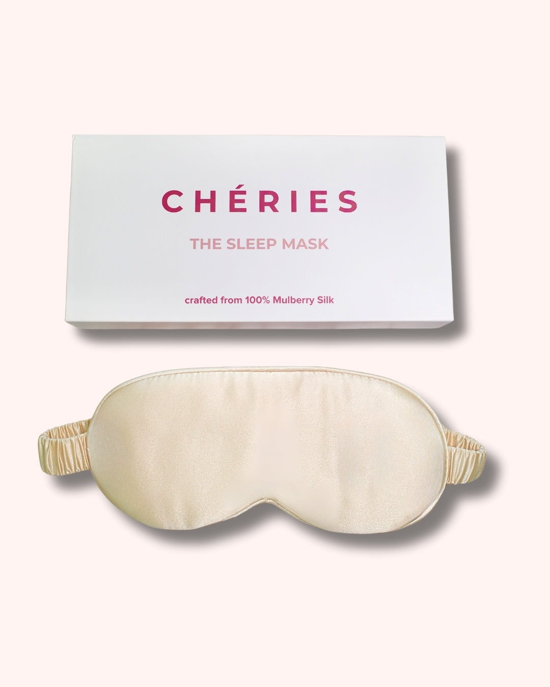 Mulberry Silk 3D Sleep Mask - Beige